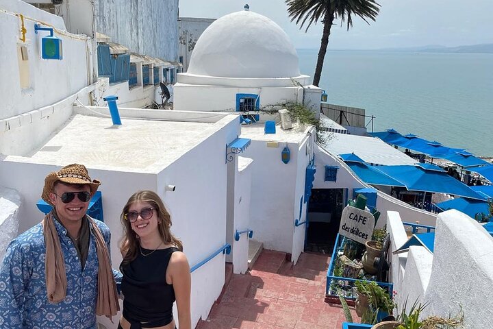 Excursion Journée Magique Bleu & Blanc : Médine, Sidi Bou Said & Carthage à Tunis